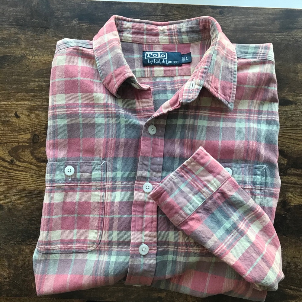 Polo plaid button down